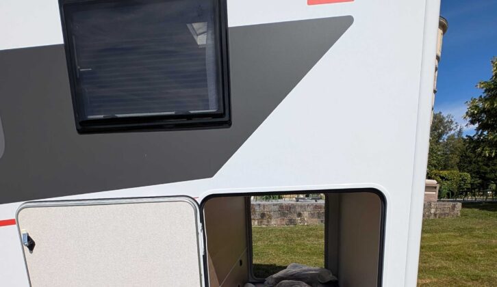 The garage in a Joa by Pilote motorhome
