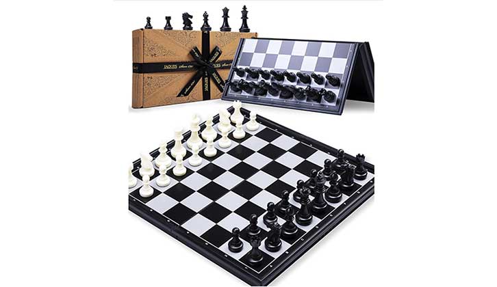 Jaques of London Magnetic Travel Chess Set