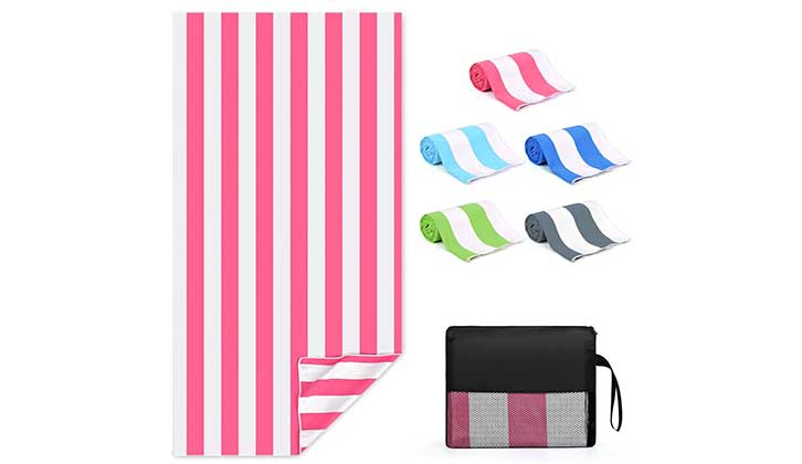 Microfibre beach towel