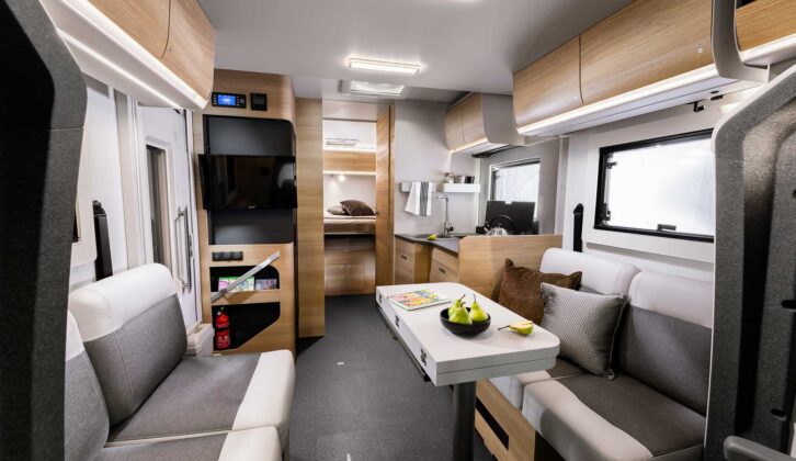 Inside an Adria Matrix Select 670 DC