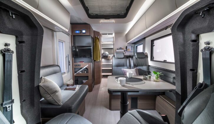 Inside a Coral Supreme motorhome