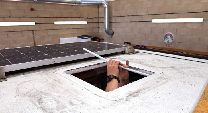 Installing the PE pipe