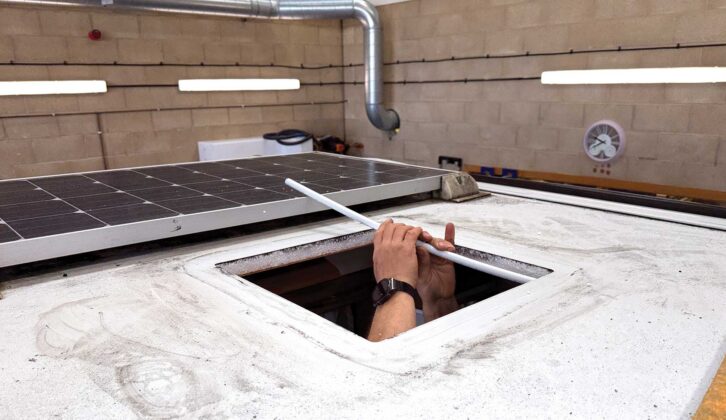 Installing the PE pipe