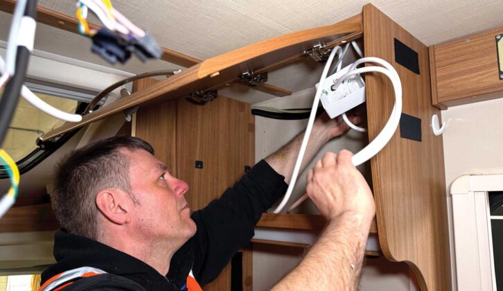 Fitting the isolator switch