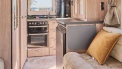 An oven in an Auto-Sleeper Nuevo motorhome