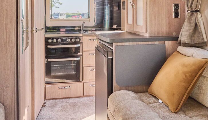An oven in an Auto-Sleeper Nuevo motorhome