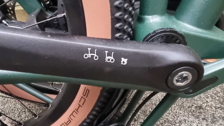 One of the Schwalbe tyres