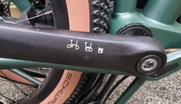 One of the Schwalbe tyres