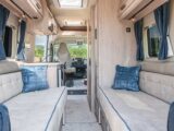 Looking from the rear lounge to the front of the Warwick XL LXV