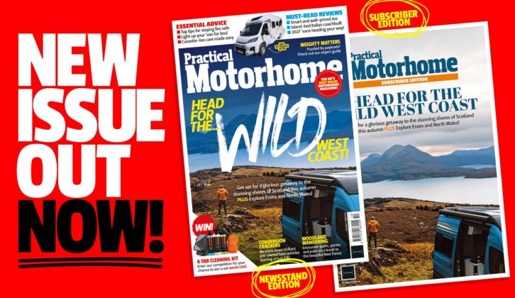 The new issue of Practical Motorhome is now on sale