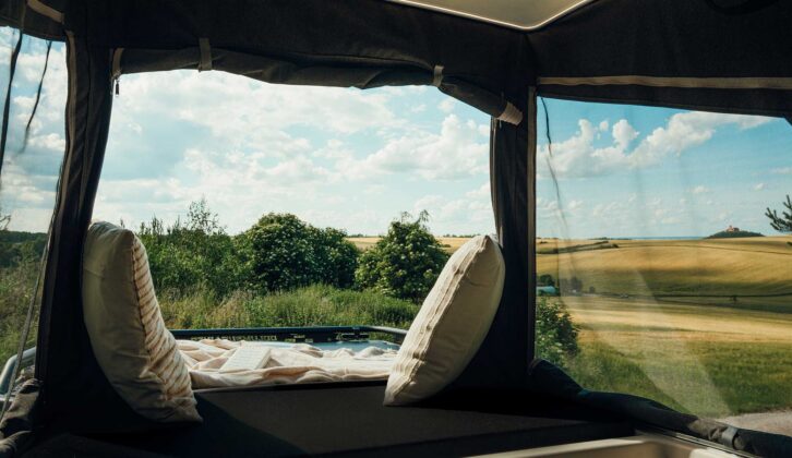 The rooftop terrace in the Westfalia Columbus Liner