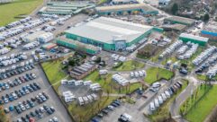 An overhead view of Brownhills
