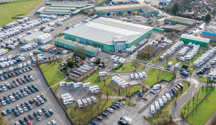 An overhead view of Brownhills