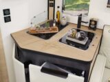The kitchen in the C66