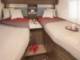 The fixed single beds in the C66i