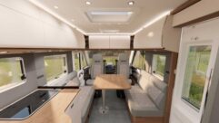 Inside the new C2 Tourer layout with parallel seating