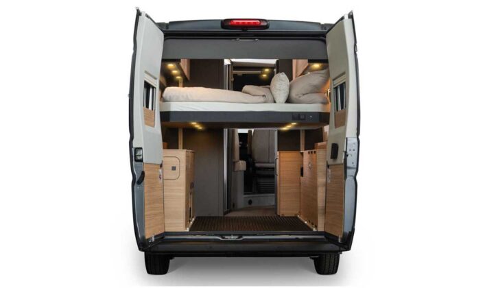 Looking through the barn doors into the Relax 640 LE XR