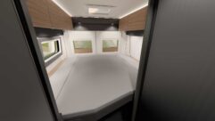 The beds at the back of the Relax 640 LE XR