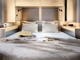 The island bed in the MC740