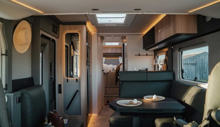Inside the Hymer B-ML I 780
