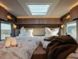 The rear beds in the Hymer B-ML I 780