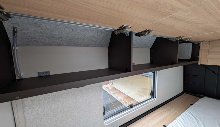 The bedroom's side lockers