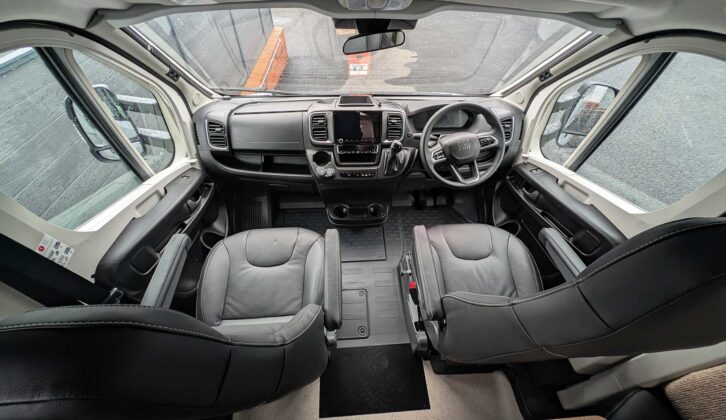 The Fiat Ducato cab