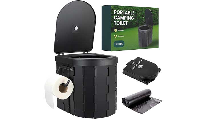 A camping toilet