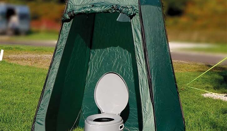 A B&Q Camping toilet