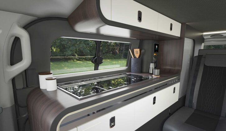 The kitchen in a Monza