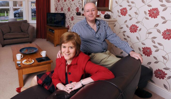 Nicola Sturgeon and Peter Murrell