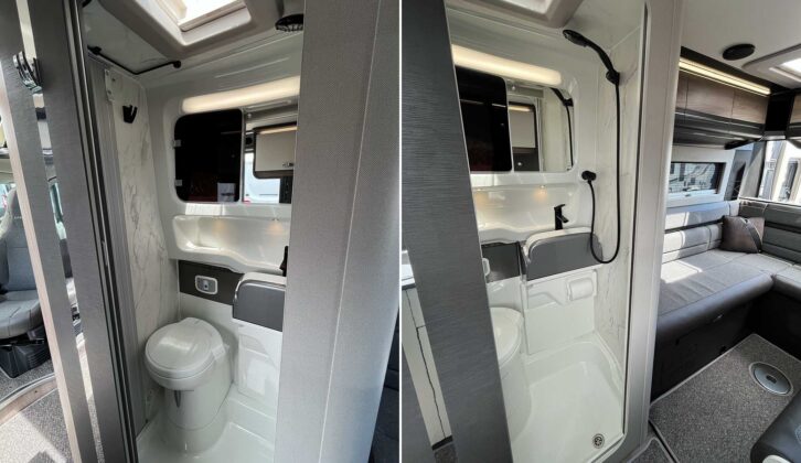 The washroom in the Carrera 122
