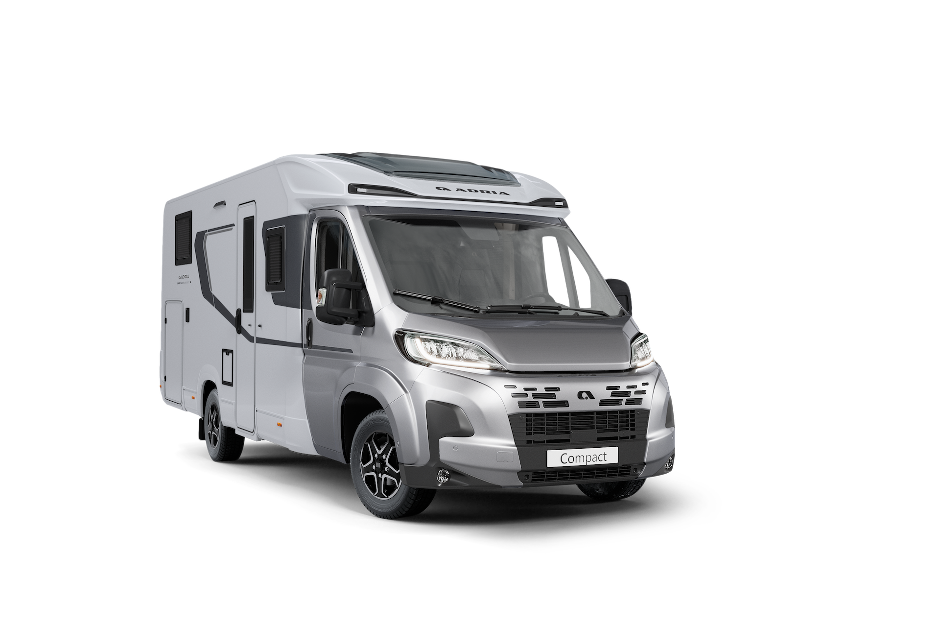 Front view of new Adria Compact Select