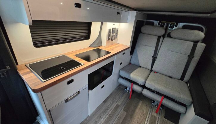 The interior of the KIA PV5 i-Camper