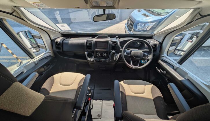 The Fiat Ducato cab