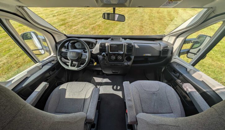 The Fiat Ducato cab