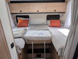 The double bed at the rear