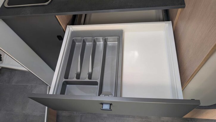 The cutlery drawer