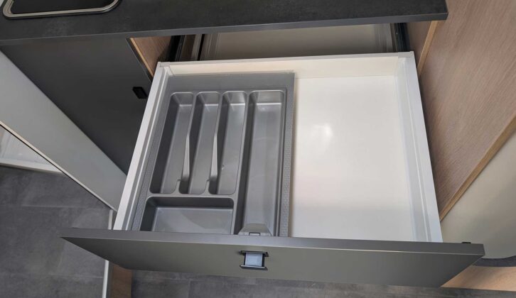 The cutlery drawer