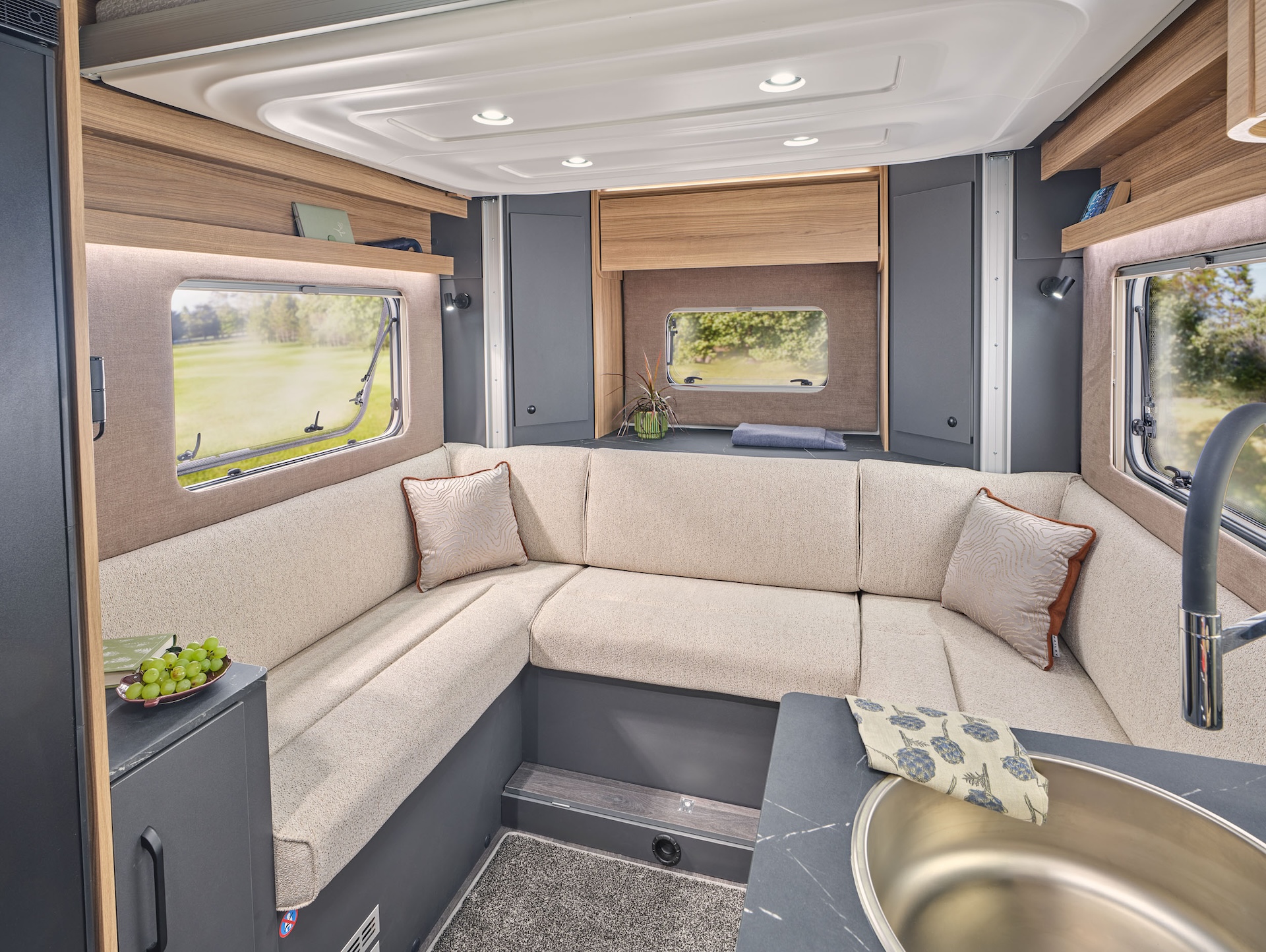 Rear lounge in new Bailey Ascent