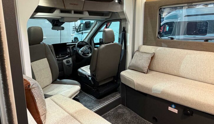 The parallel seating in the 75-4DL