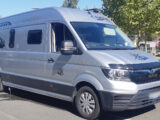 A campervan parked up