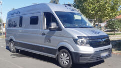 A campervan parked up