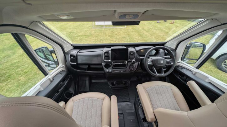The Fiat cab