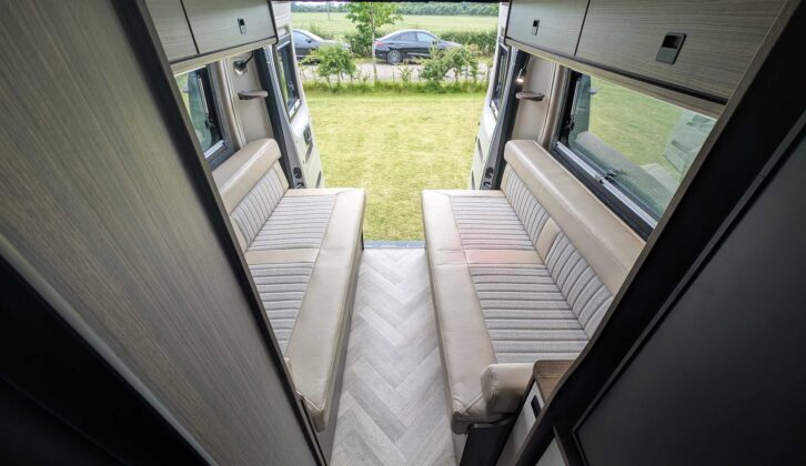 The gangway to the rear