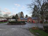 Leisure vehicles pitched up at Chatsworth Caravan and Motorhome Park