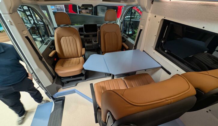 The front dinette in the Mesa