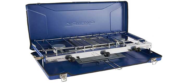 Campingaz Chef Folding Double Burner Stove and Grill