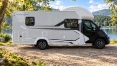 An Auto-Trail Adventure Coachbuilt from the side