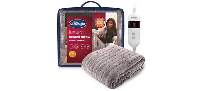 Silentnight Comfort Control Heated Throw Blanket